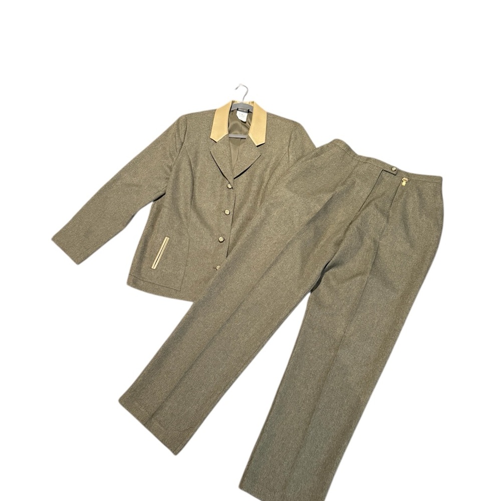 ☮️Vintage 90s Click Women’s Pant Suit Set Blazer Trousers Career Workwear